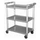 C-23WM BUSSING CART PLASTIC W 4" SWIVEL CASTERS KD