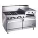 IMPERIAL 61" RESIDENTIAL RANGE 8 BURNER,12"GRIDDLE,OVEN