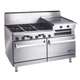 IMPERIAL 61"RESIDENTIAL RANGE 6 BURNER 24"RGRIDDLE OVEN