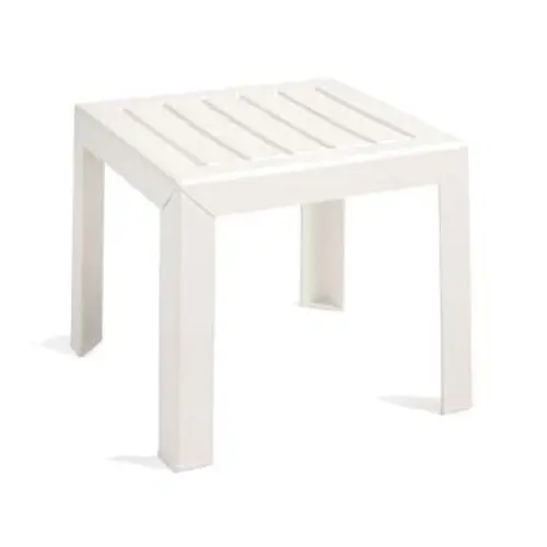 Grosfillex Ct Westport White Resin Outdoor X Low Table