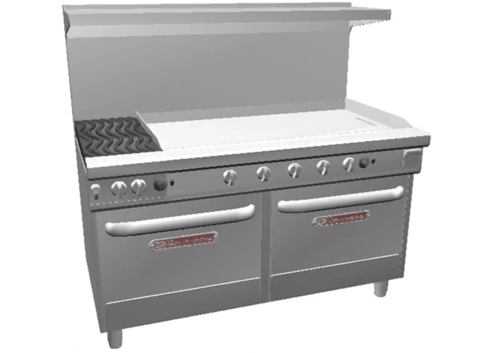 Southbend 4602DD 4GR Ultimate 60 Gas 2 Burner Range W 48 Right Manual