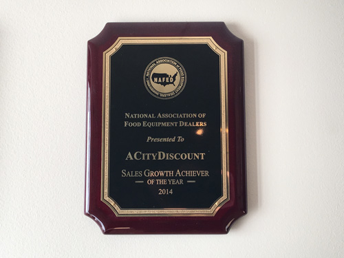 ACityDiscount wins award from NAFED for Sales Growth of the Year in 2014.