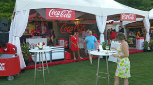 Coca Cola Tent