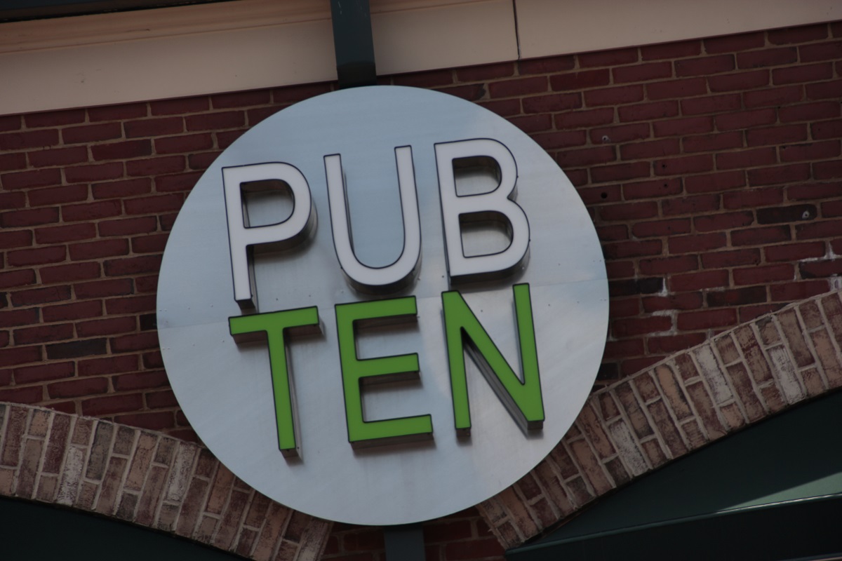 Pub Ten Sign