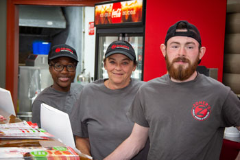 Zoner's Pizza Wings and Waffles team members