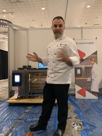 Convotherm chef Todd Boule talks about programable ovens.