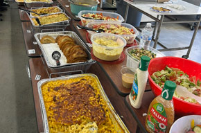 Holiday potluck dishes and desserts