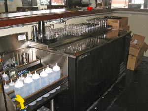 THERE bar in Brookhaven - bar back equipment from ACityDiscount