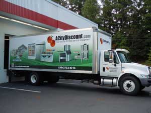 ACityDiscount Delivery Truck