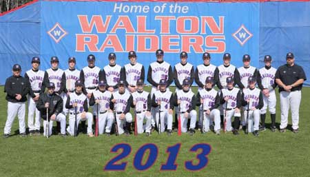 Walton Raiders Highshchool Baseball Team 