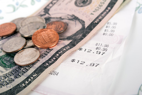 Tipping in restaurants is falling by the way side.