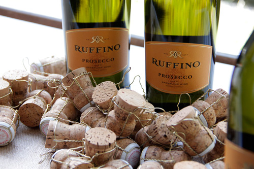 A few bottles of Ruffino fine Prosecco on display at the 2015 Atlanta Food & Wine Festival.