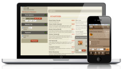 Online menu for restaurants