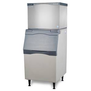 Ice Maker 500lb Ice Machine Air Cooled Ice Bin 420lb Cap.