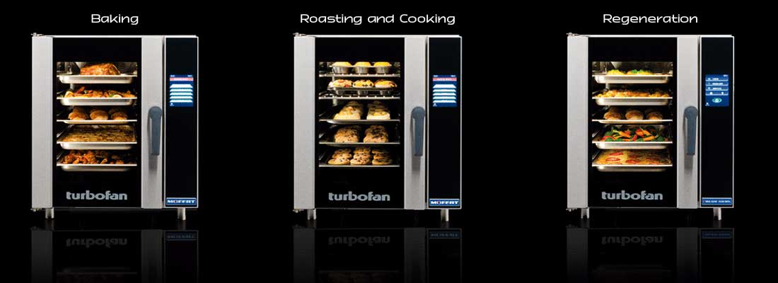 Moffat E33T5 24 Turbofan Half-Size Touch Screen/Electric Countertop  Convection Oven With Porcelain Oven Chamber, 208V or 220-240V