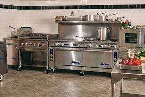 Commercial kitchen outfitted with Imperial Range equipment