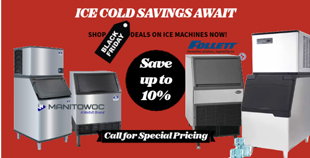 10% off Manitowoc, IceTro and Follett Ice Machines This Cyber Week