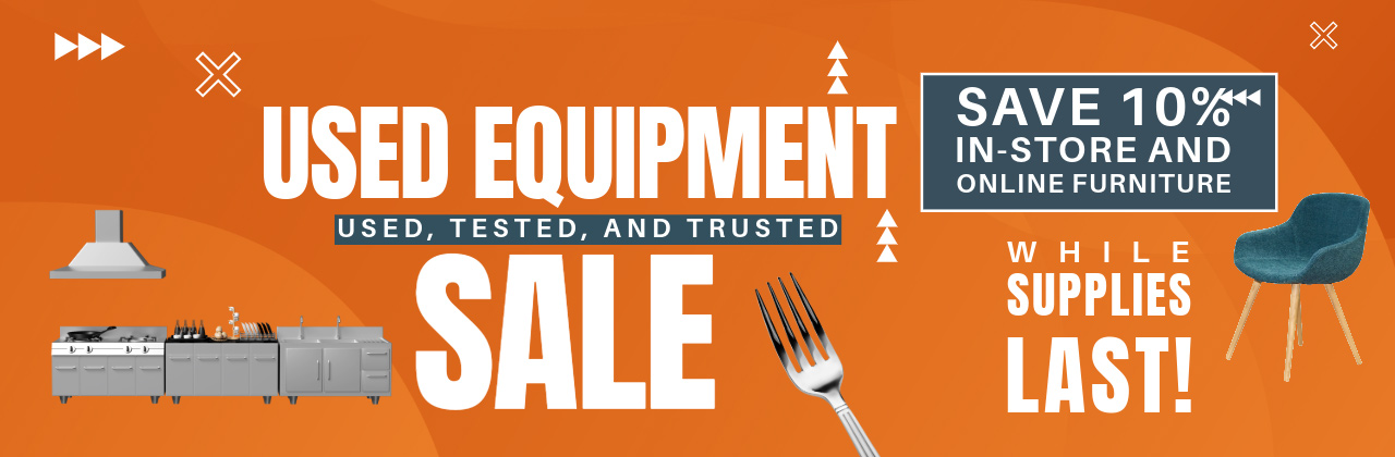 Used Equipment 10% Off