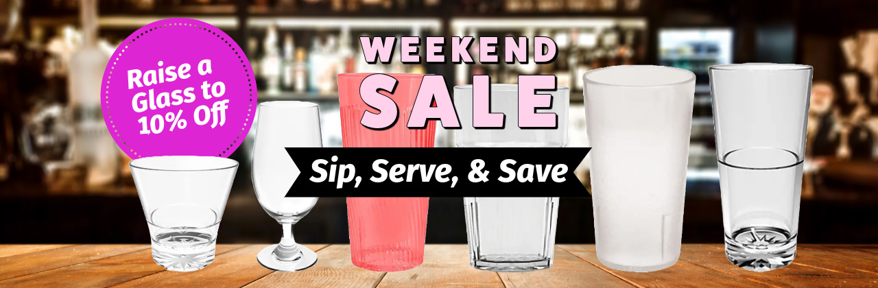 Glassware 10% Off