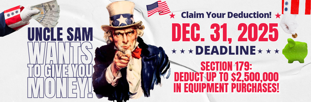 Uncle Sam Save on Capital Equipment Purchases