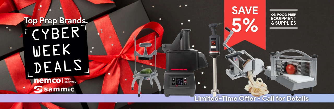 Cyber Week Food Prep Special - Nemco and Sammic