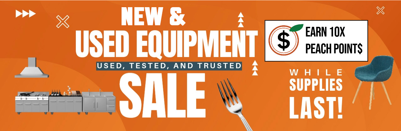 Used Equipment - Earn 5X Peach Points