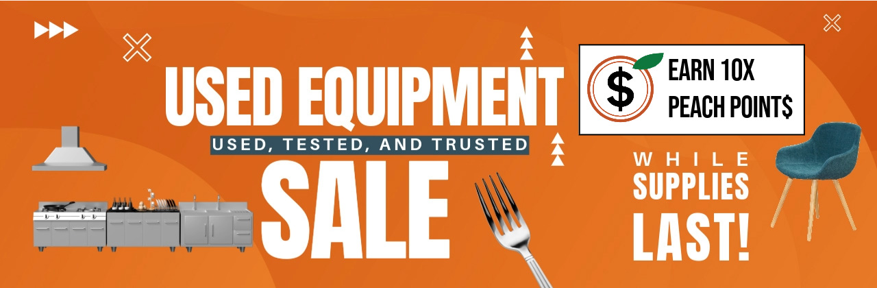 Used Equipment - Earn 5X Peach Points