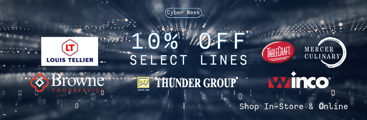 Cyber Week Specials on Smallwares Lines