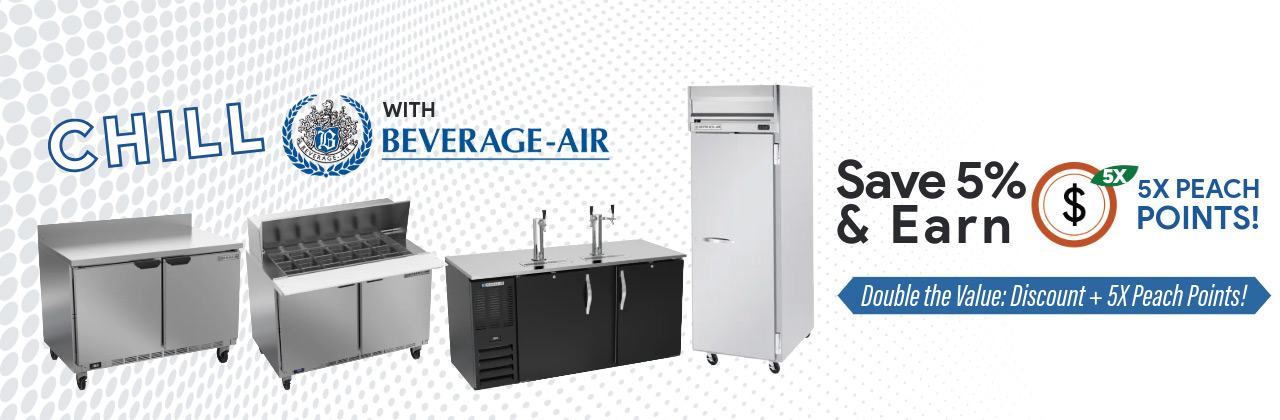 Beverage Air - 5XPP and 5% Off