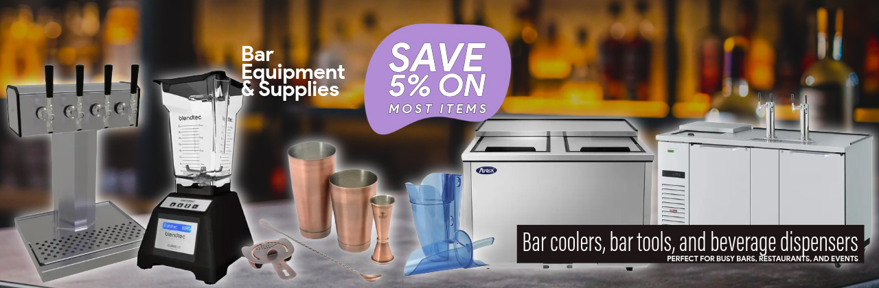Bar Supplies and Essentials - Save 5%