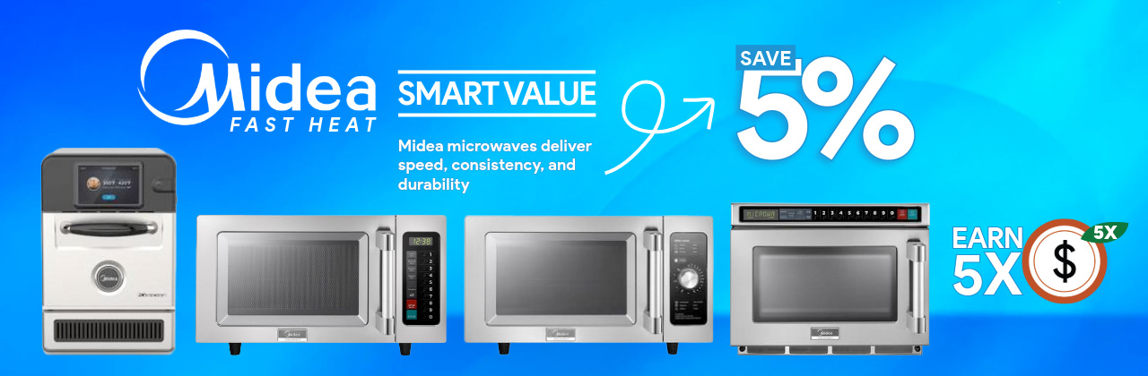 Midea - Save 5% and Earn 5X Peach Points