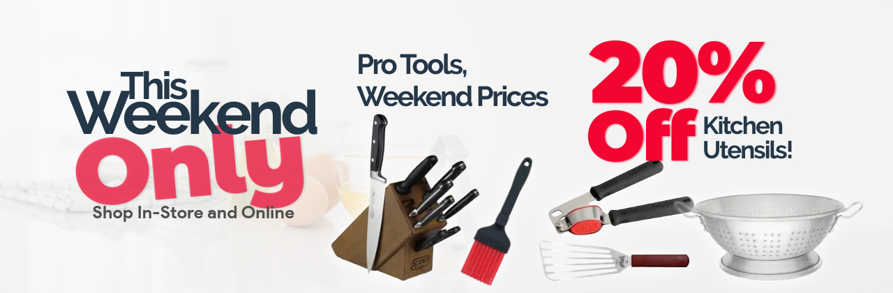 Kitchen Tools Save 20% This Weekend Only