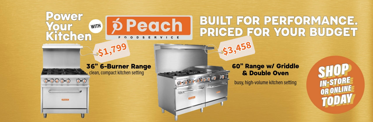 Peach Foodservice Ranges