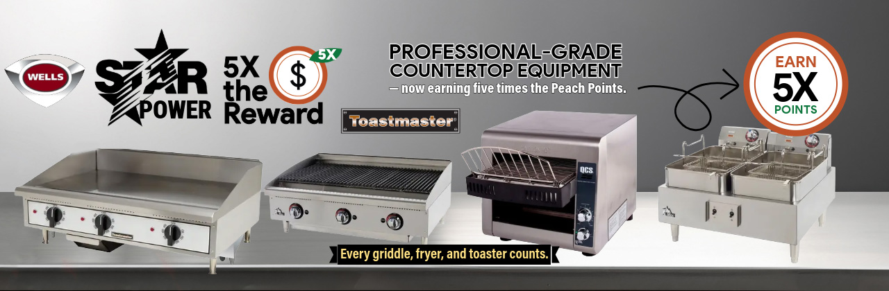 Star Wells Toastmaster - Earn 5x Peach Points