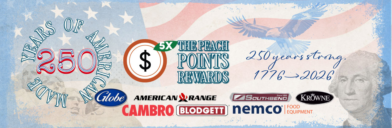 250 Years of American Made - Earn 5X Peach Points on American Brands