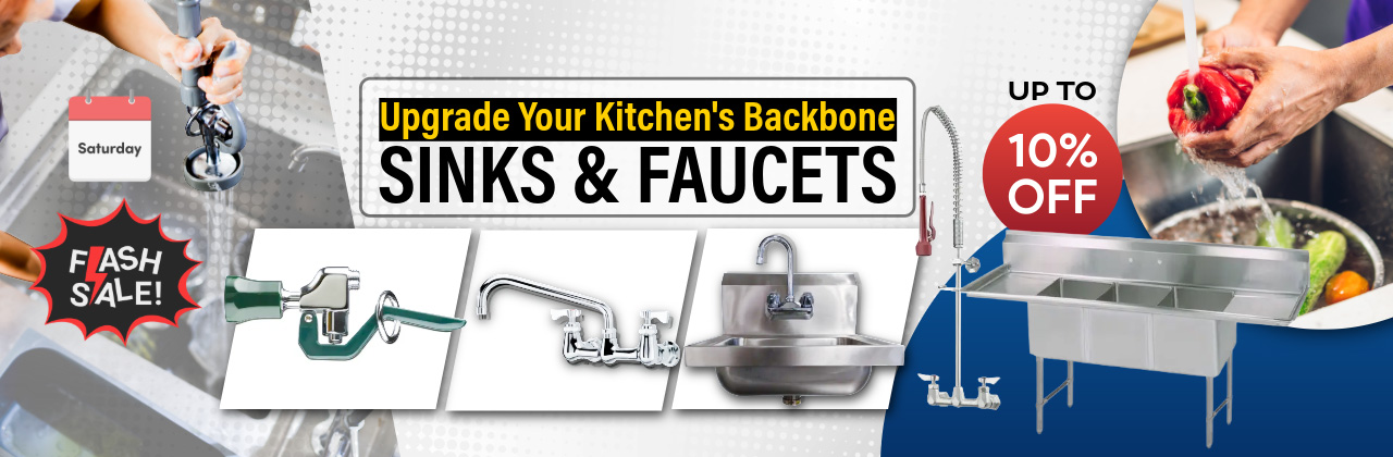 Saturday Flash Sale - Sinks and Faucets