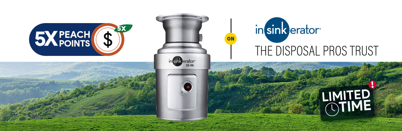InSinkErator - 5X Peach Points