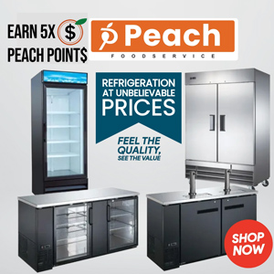 Earn 5X PeachPoints on Peach Foodservice Refrigeration