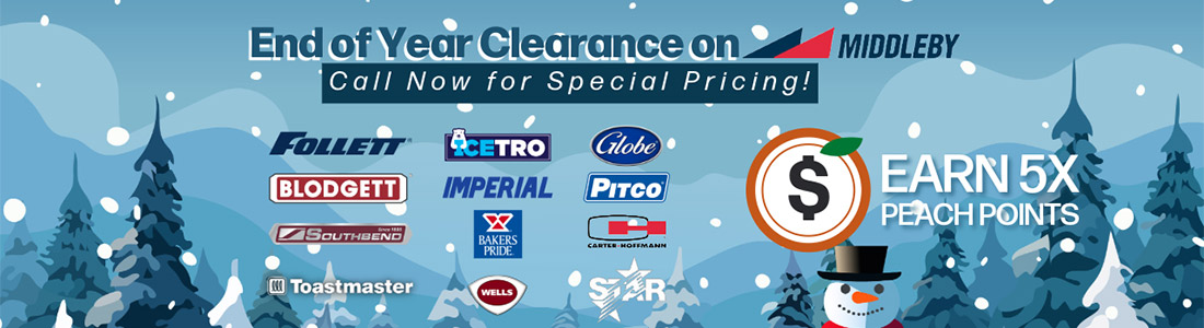 Earn 5X PeachPoints on Select Middleby Brands