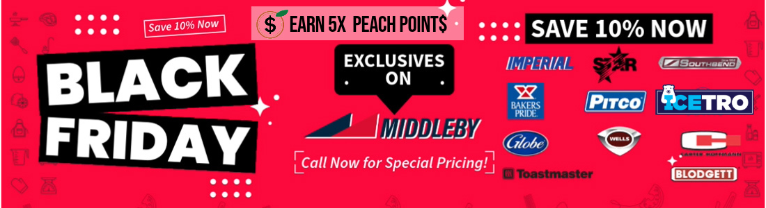 Earn 5X PeachPoints on Select Middleby Brands