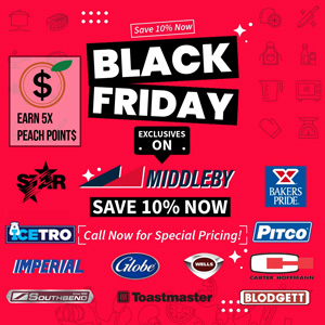 Earn 5X PeachPoints on Select Middleby Brands