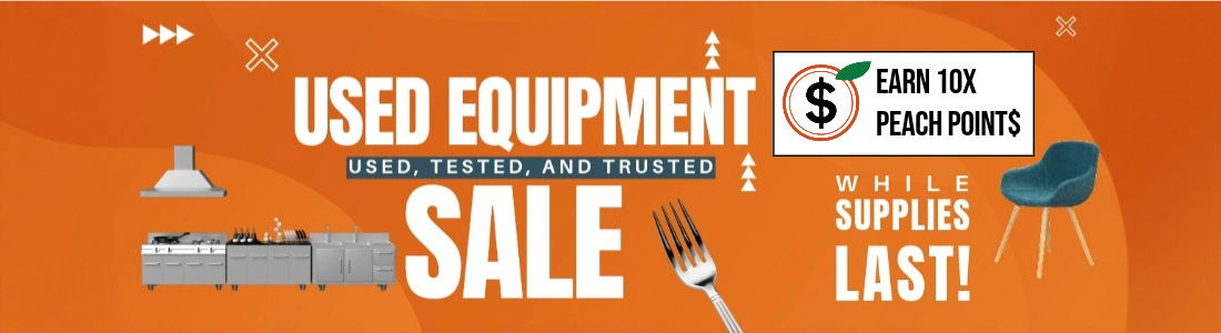 10X PeachPoints on Quality Used Equipment – Starts Now