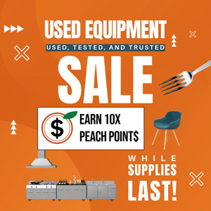 10X PeachPoints on Quality Used Equipment – Starts Now