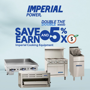 Save 5% and Earn 5X Peach Points on Imperial Equipment