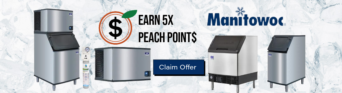 Manitowoc Ice – Earn 5X PeachPoints on Every Purchase