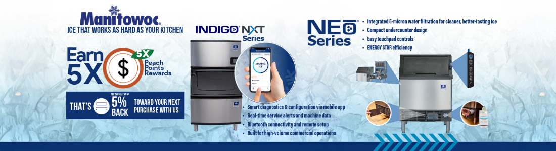 Manitowoc Ice – Earn 5X PeachPoints on Every Purchase