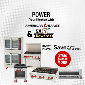 Earn 5X Peach Points on American Range – This Week Only