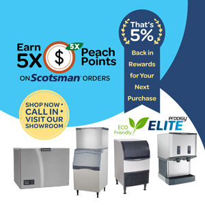 Earn 5X Peach Points on Scotsman Ice 