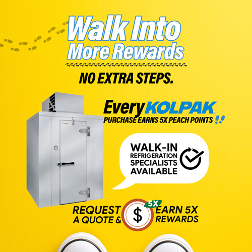 Earn 5X on Kolpak Purchases This Week Only