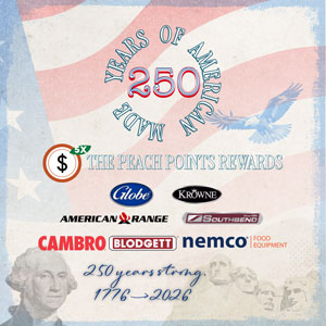 250 Years Strong. Score 5X Peach Points on American-Made Brands